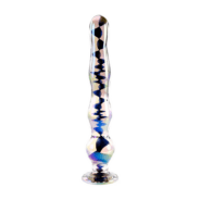 Playboy Pleasure Jewels Wand Glass Dildo