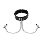 Sex Mischief Nipple Clamps w Collar 6