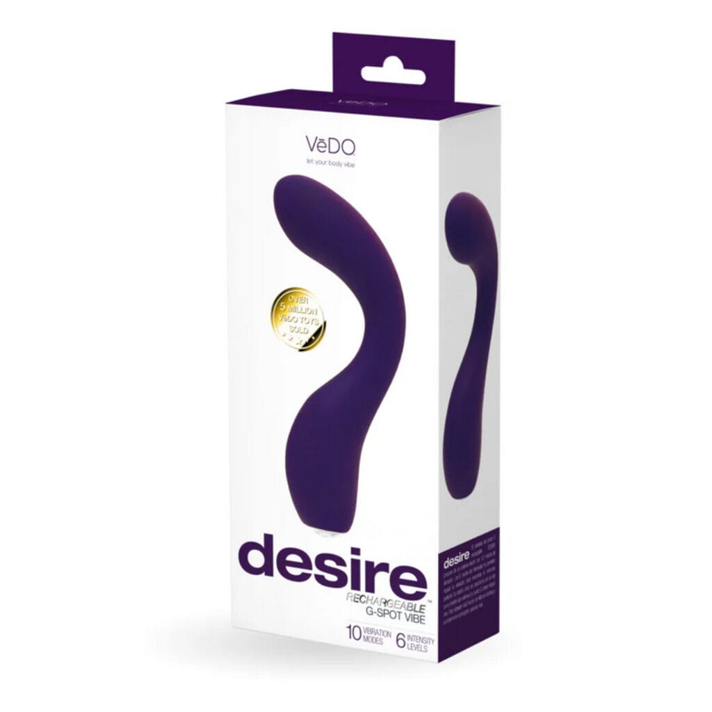 VeDO Desire Rechargeable G-Spot Vibe Purple 1