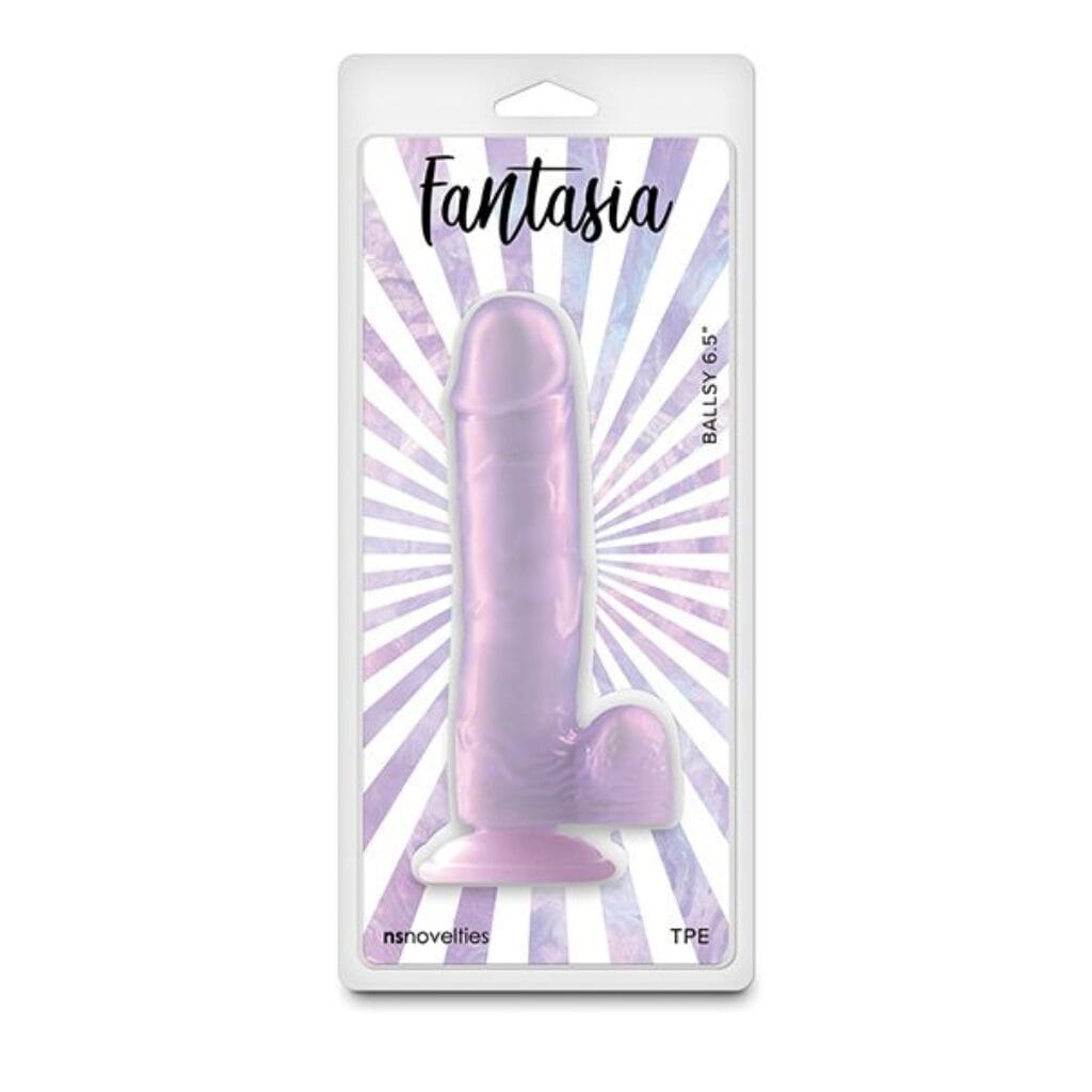 Fantasia Ballsy 6.5 Dildo - Orchid 3