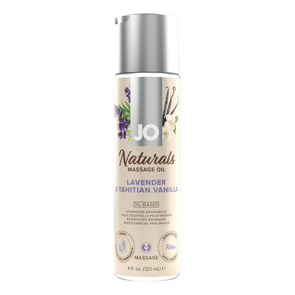 Naturals Massage Oil Lavender Tahitian Vanilla 4oz 1