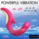 Tease and Please Thrusting and Licking Vibrator 6