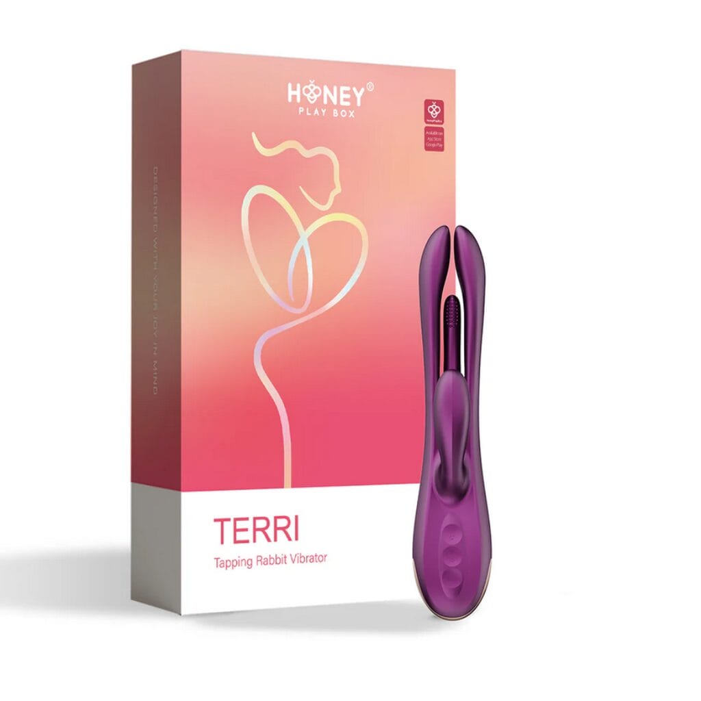 Terri App Controlled Kinky Finger Tapping Rabbit Vibrator 1