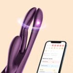 Terri App Controlled Kinky Finger Tapping Rabbit Vibrator 2