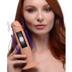 7X Remote Control Vibrating and Thumping Dildo - Medium 6