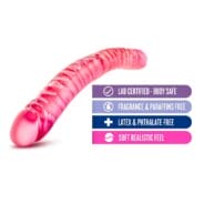 B Yours Double Dildo 18in - Pink