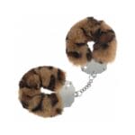 Heavy-Duty Fluffy Handcuffs Leopard 1