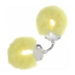 Heavy-Duty Fluffy Handcuffs Yellow 2