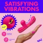 Mini Suction Silicone G-Spot Rabbit Vibrator 4