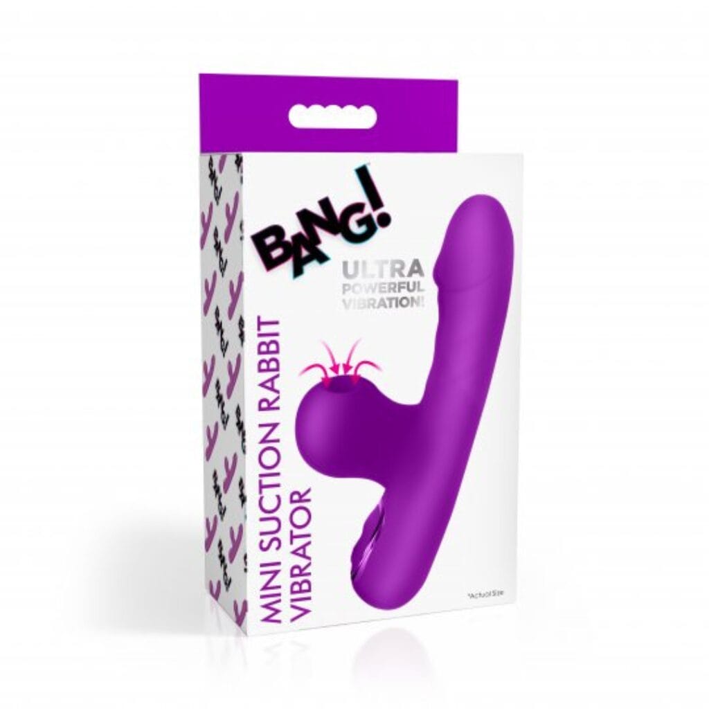 Mini Suction Silicone Rabbit Vibrator 1