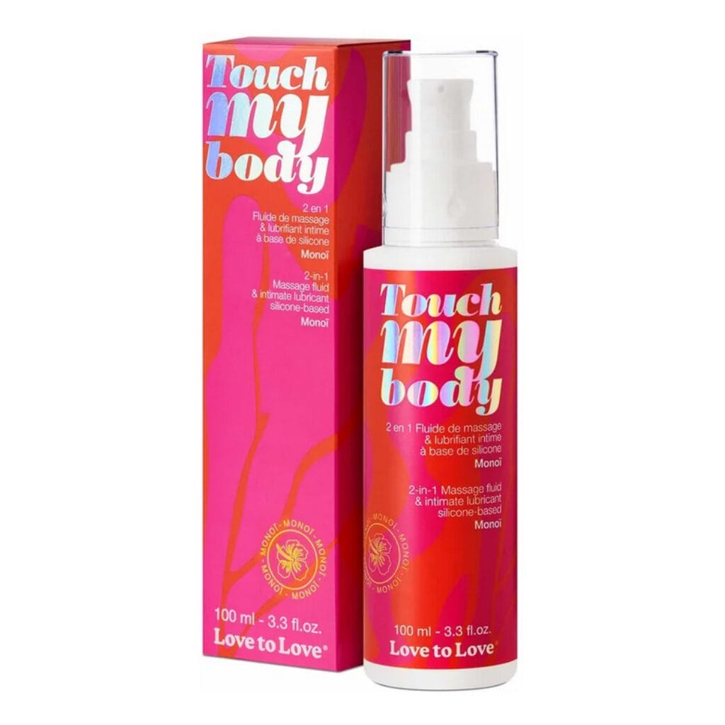 Touch My Body 2-in-1 Massage Lubricant Monoi 3.3 oz 1