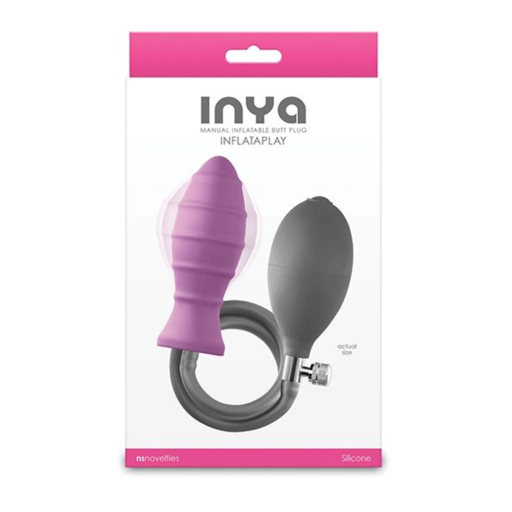 INYA Inflataplay Inflatable Anal Plug - Pink 1