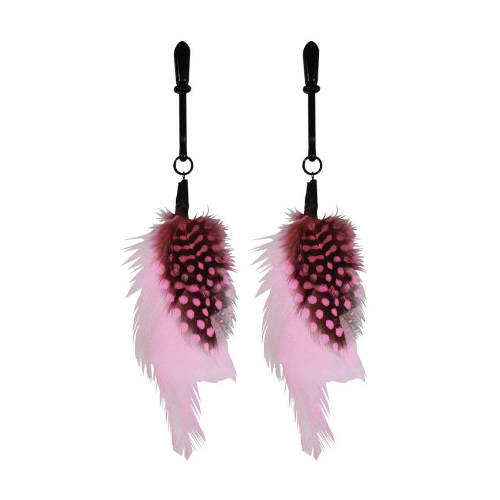 Sex Kitten Feather Clamps 1